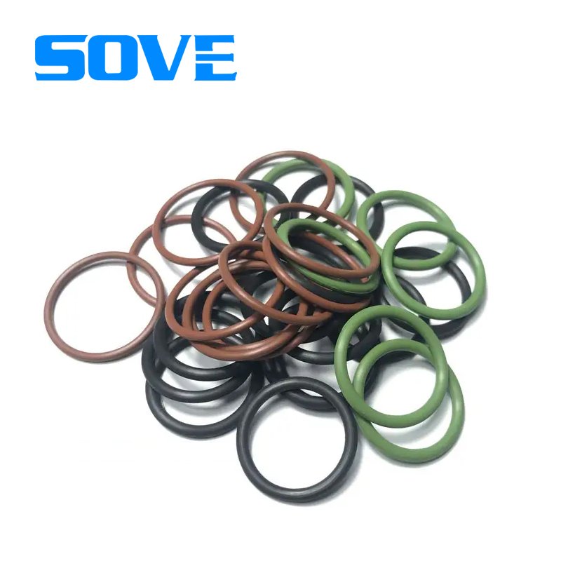 2024 newest machinery industrial equipment custom silicone ring fkm ffkm rubber NBR excavator seal or hydraulic jack o-ring