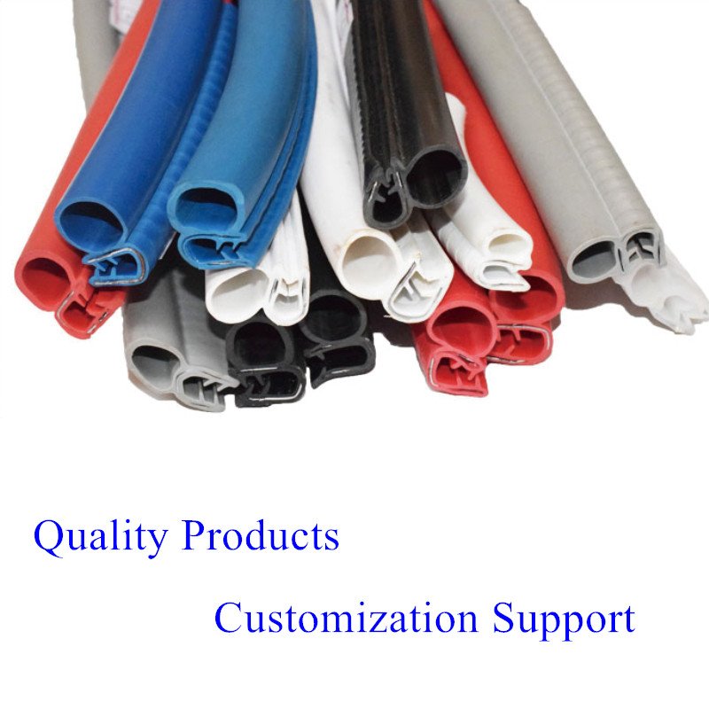 Soundproofing protection car door U-shaped sealing strips top or side bubble rubber strips