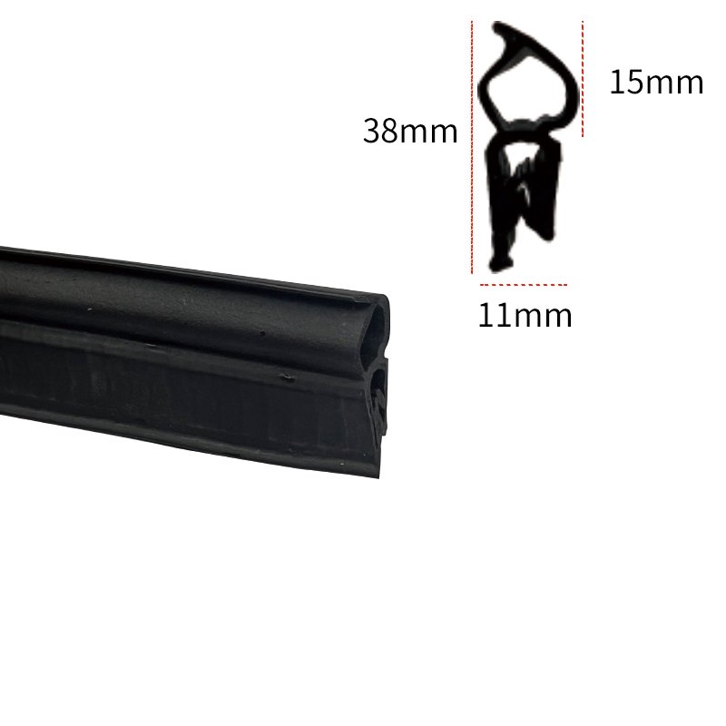 Soundproofing protection car door U-shaped sealing strips top or side bubble rubber strips