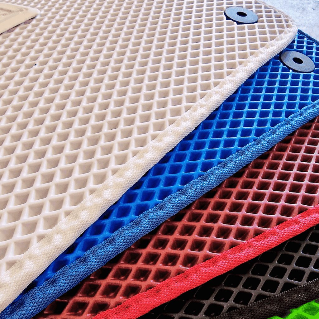Custom Hot Sale diamond honeycomb Car Mat Eva Eva Foam Rubber Sheet Car Mat Eva Car Floor Mat