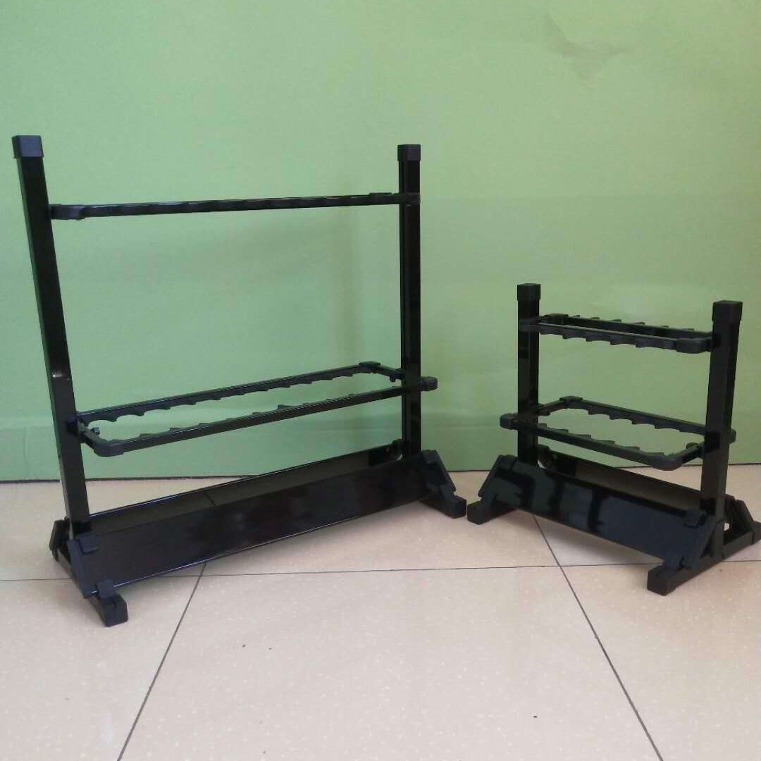 12 Hole 24 Hole 45*25*7cm 75*25*7cm Aluminum Fishing Rod Display Rack 3 Colors Fishing Rod Holder