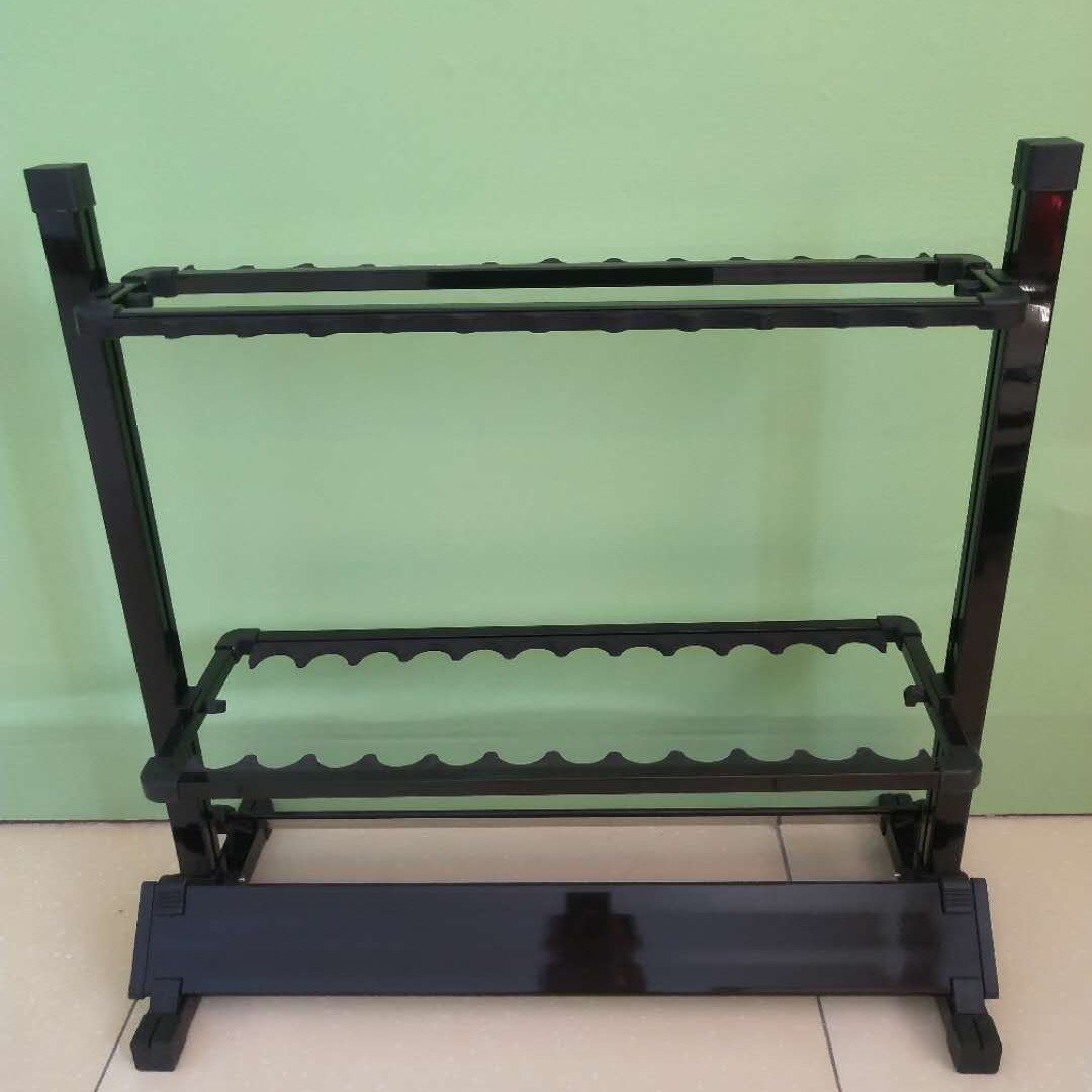 12 Hole 24 Hole 45*25*7cm 75*25*7cm Aluminum Fishing Rod Display Rack 3 Colors Fishing Rod Holder