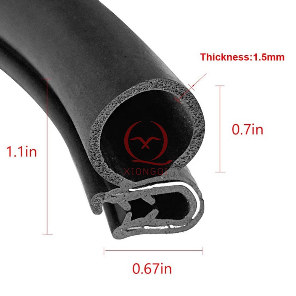 Wholesale Weather Stripping with Bulb Car Door Rubber Seal Strip Automotive window rubber strip