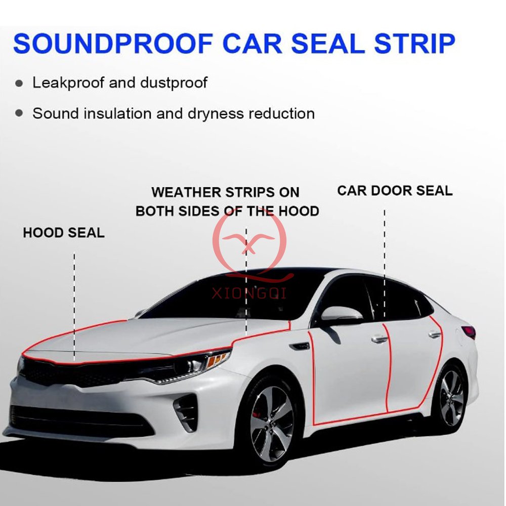 Wholesale Weather Stripping with Bulb Car Door Rubber Seal Strip Automotive window rubber strip