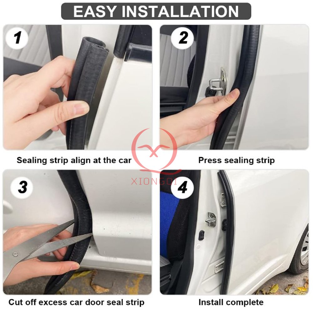 Wholesale Weather Stripping with Bulb Car Door Rubber Seal Strip Automotive window rubber strip