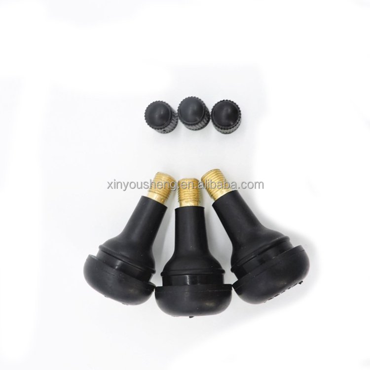 TR415 Natural Rubber Tubeless Snap-In Tire Valve Tire Valve Stem TUV Certified With ROHS
