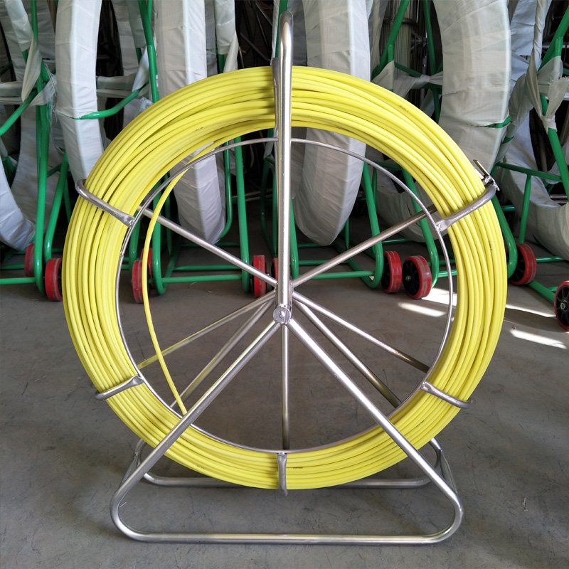 Electric Cable Duct Rodders Fiberglass Wire Cable Snake Electric Reel Running Rod Duct Rodder