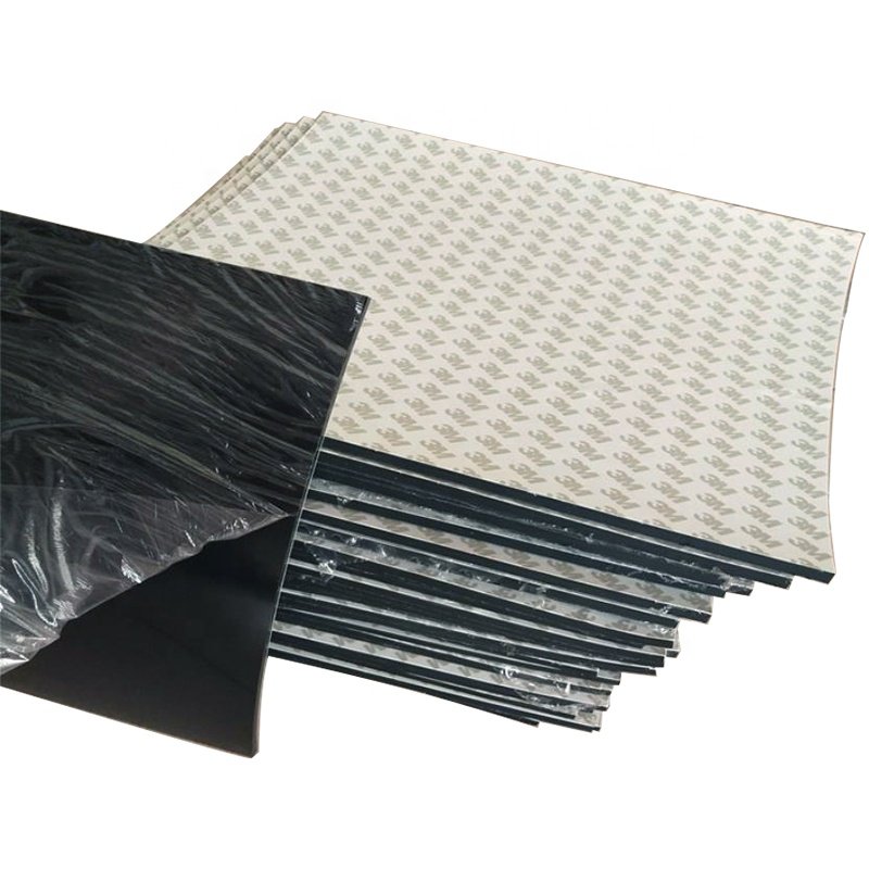 Great Elastic Custom 1mm 2mm 3mm 4mm 5mm Thick Self Adhesive Silicone Rubber Sheet