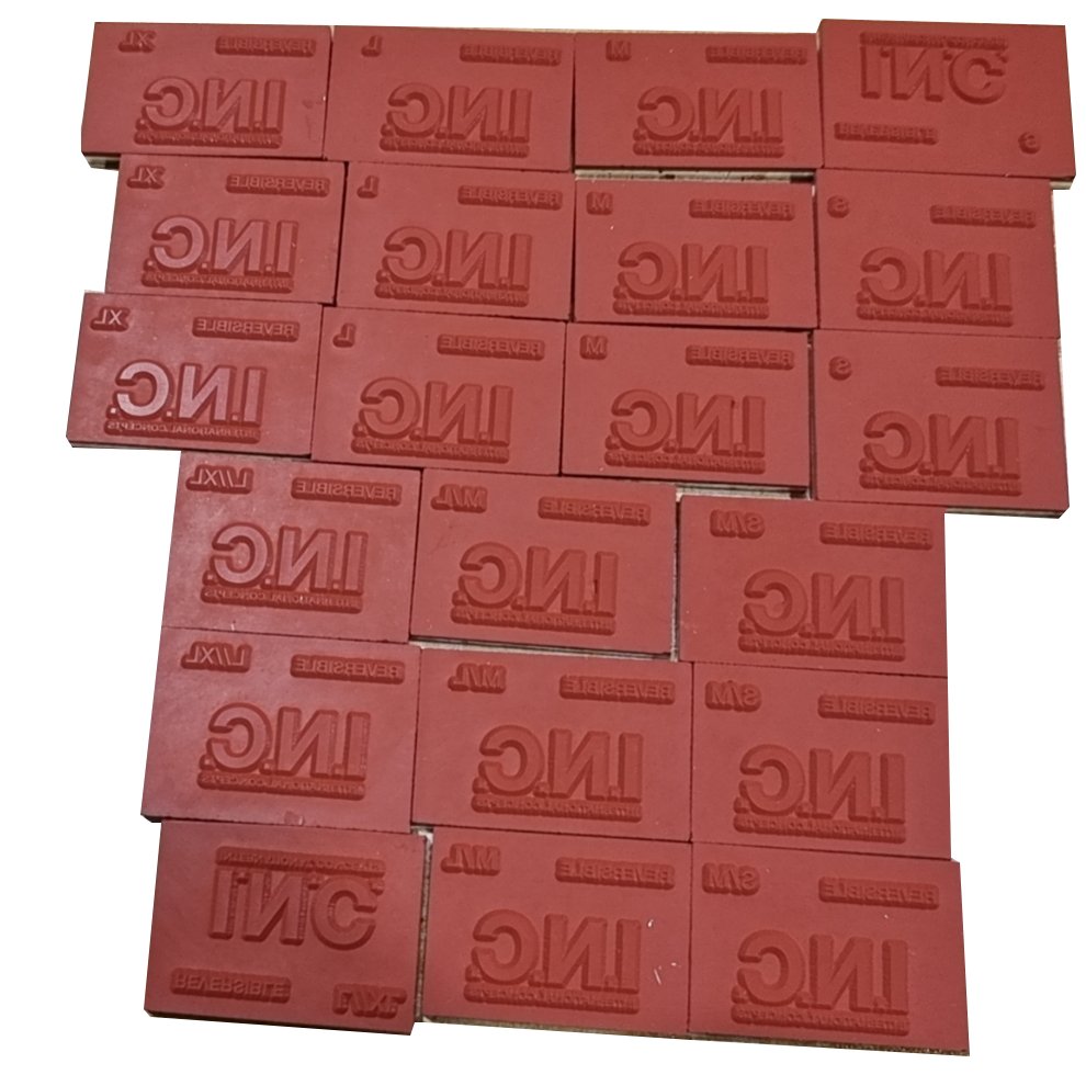 High temperature resistant silicone rubber sheet made by vulcanization use for hot stamping machine with foil