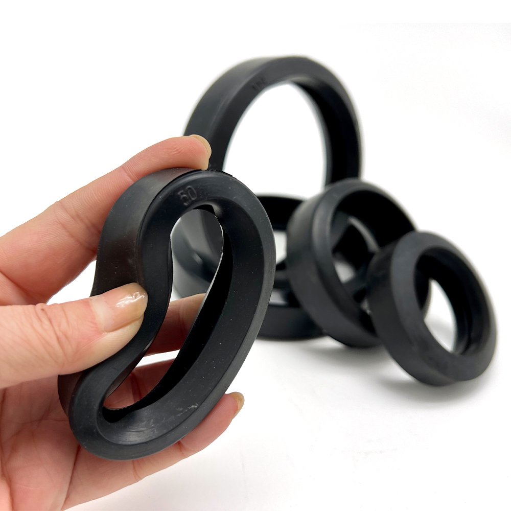 Round customized moulded sealing recycled rubber car parts