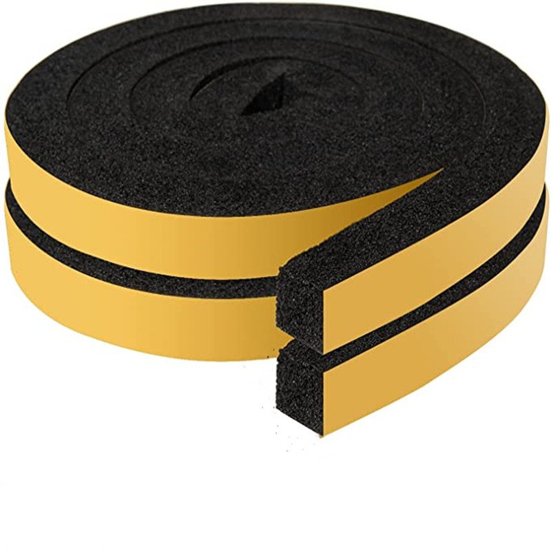 High Quantity Weatherstrip Windows Doors House Soundproofing Windproof Dustproof Stronger Stickness Foam rubber Seal Strip