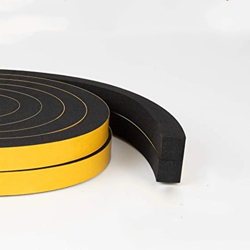High Quantity Weatherstrip Windows Doors House Soundproofing Windproof Dustproof Stronger Stickness Foam rubber Seal Strip