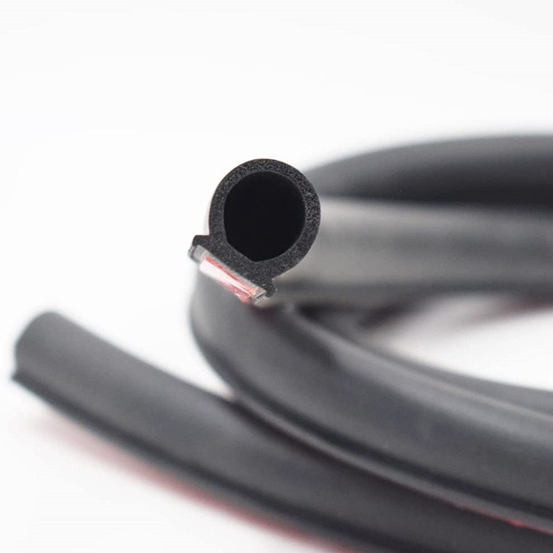 D Type Door Protector Strips Auto Door Weatherstrip Car Rubber Seal Auto Rubber Door Seals Epdm Sunroof Rubber Seal