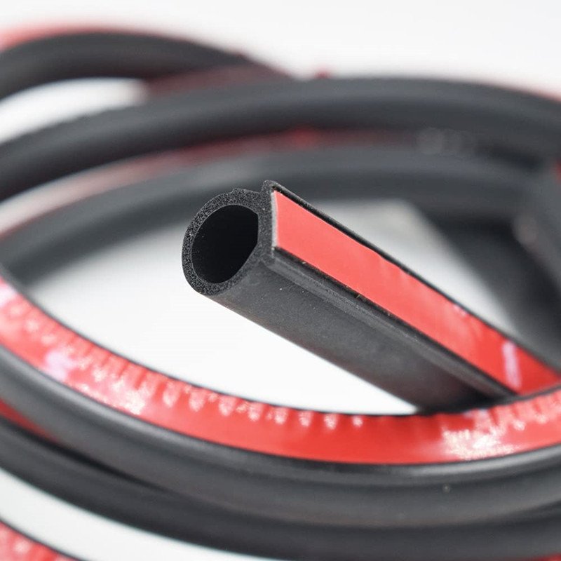 D Type Door Protector Strips Auto Door Weatherstrip Car Rubber Seal Auto Rubber Door Seals Epdm Sunroof Rubber Seal