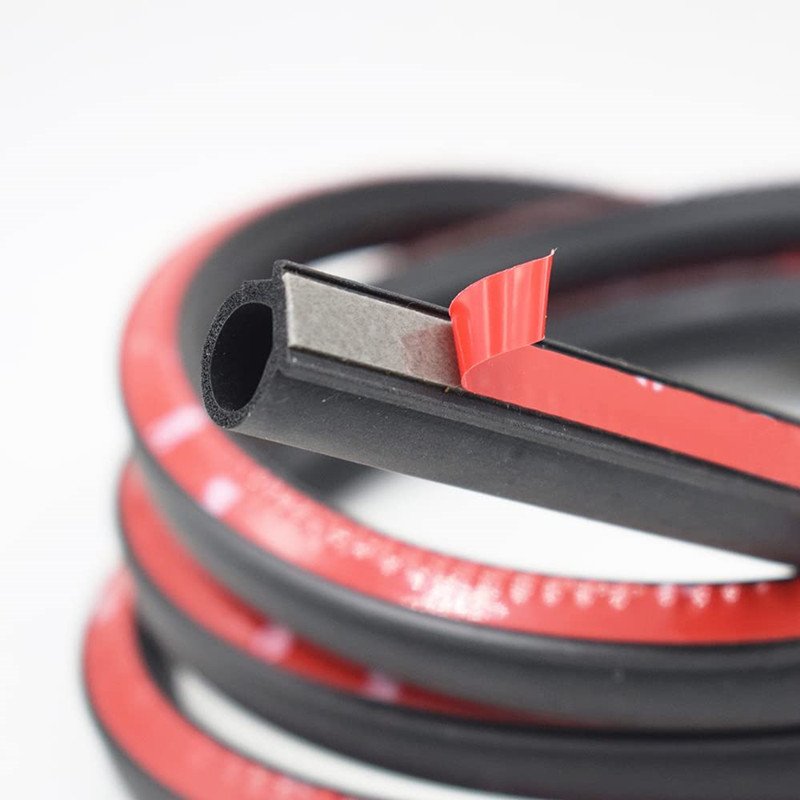 D Type Door Protector Strips Auto Door Weatherstrip Car Rubber Seal Auto Rubber Door Seals Epdm Sunroof Rubber Seal