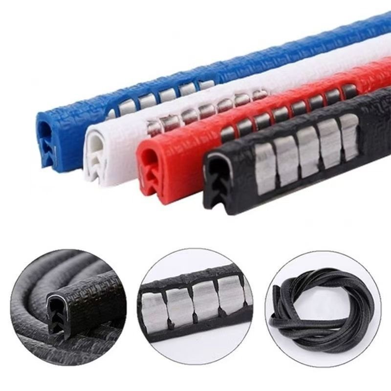 High Quality U-Shaped Edge Trim PVC Rubber Sealing Strip Custom Cutting Processing Service