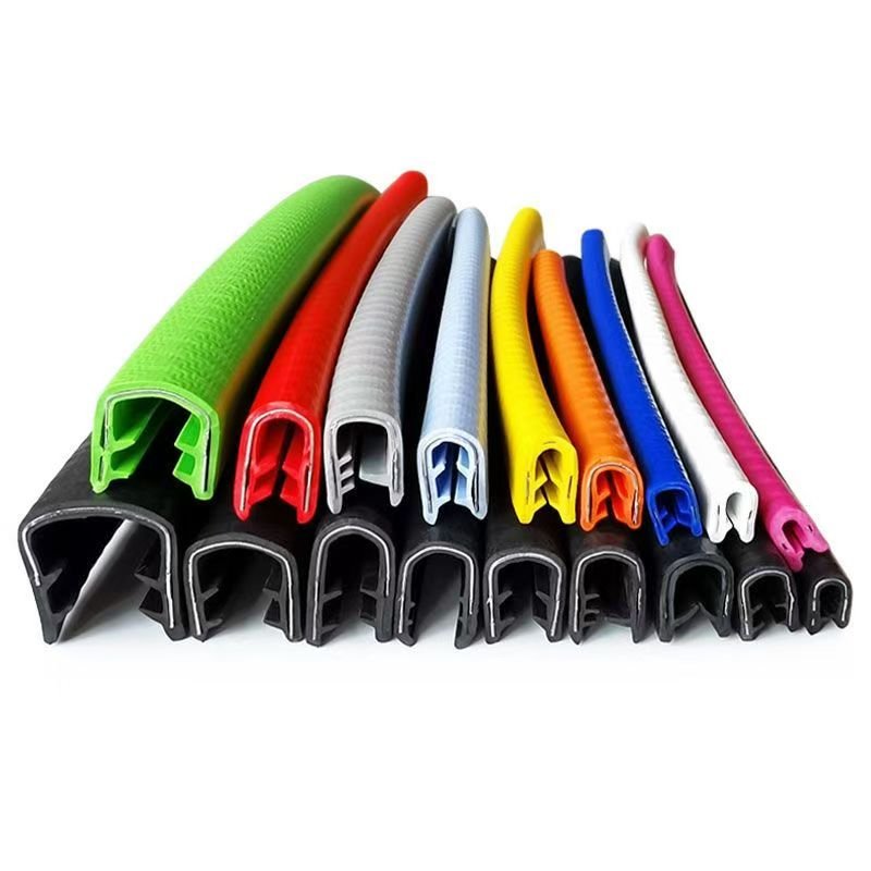 High Quality U-Shaped Edge Trim PVC Rubber Sealing Strip Custom Cutting Processing Service