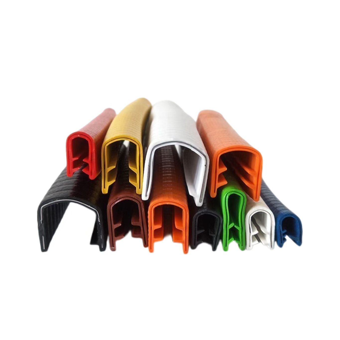 High Quality U-Shaped Edge Trim PVC Rubber Sealing Strip Custom Cutting Processing Service