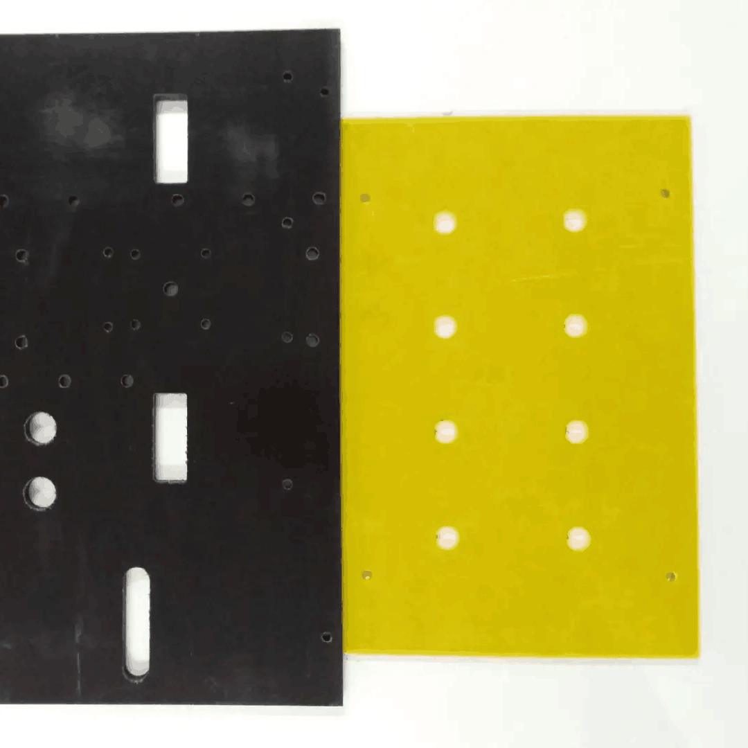 black yellow color FR-4 or g10 Epoxy glass laminate sheet fiberglass plate