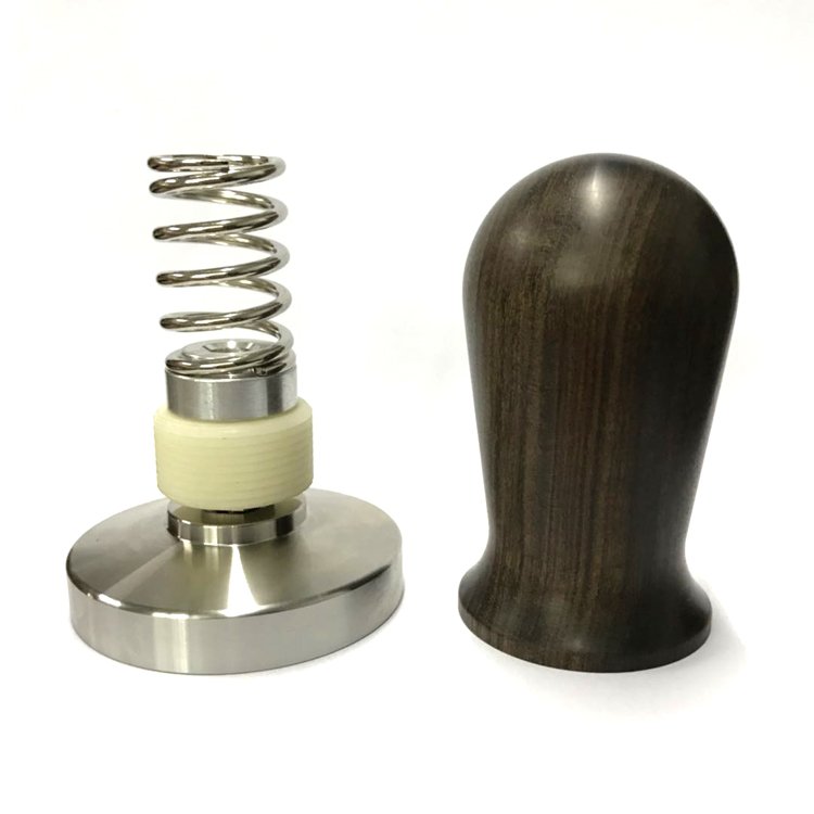 Durable press tamper espresso Smart Stainless Steel base wooden Coffee press