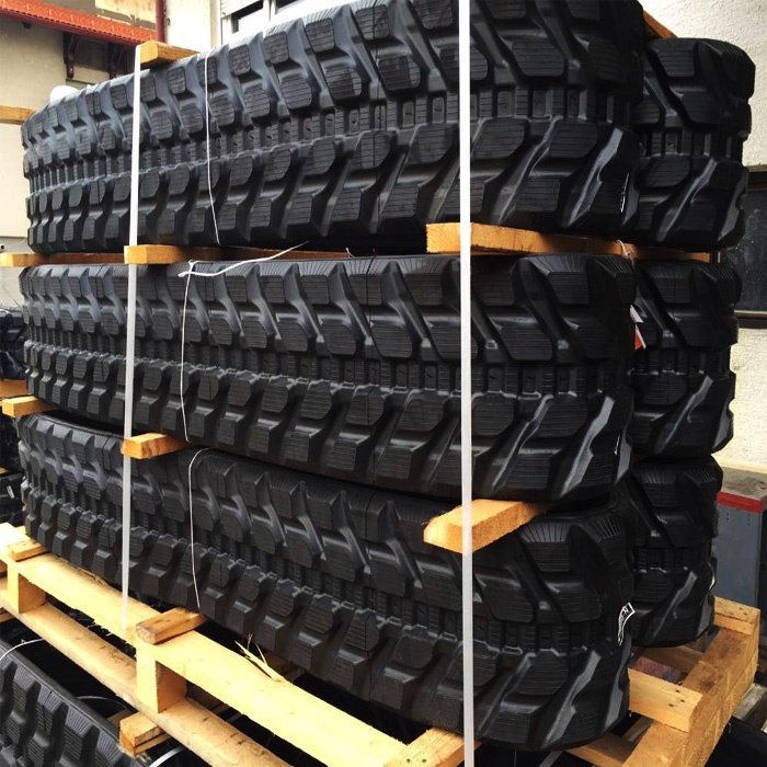 PC50 PC55 PC60 Undercarriage Rubber Track 400x72.5x74 Mini Excavator Rubber Tracks