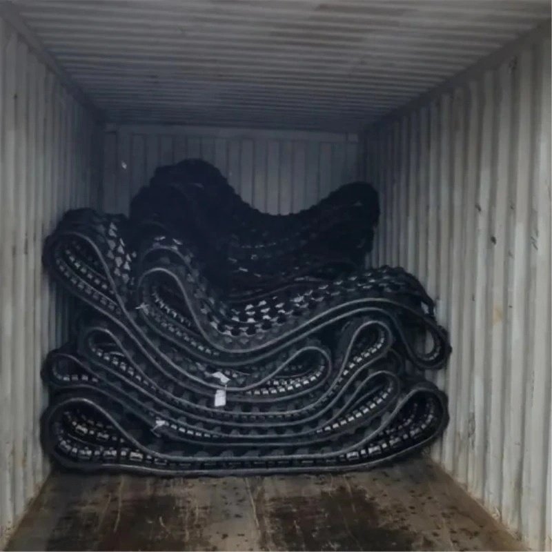 PC50 PC55 PC60 Undercarriage Rubber Track 400x72.5x74 Mini Excavator Rubber Tracks