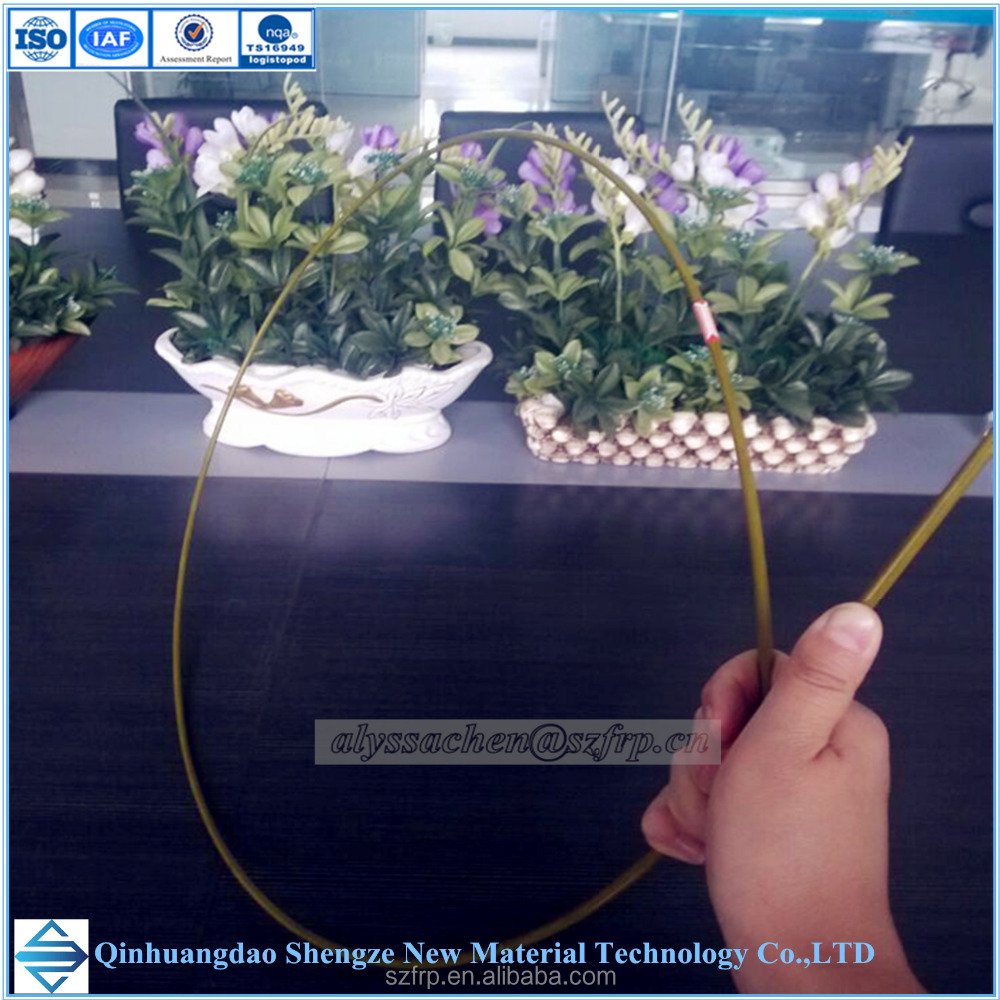 Bendable FRP plastic rod