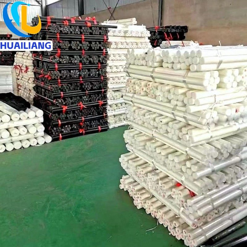 Customized 25mm 60mm Nylon Rod PA6 White Black Blue plastic rod