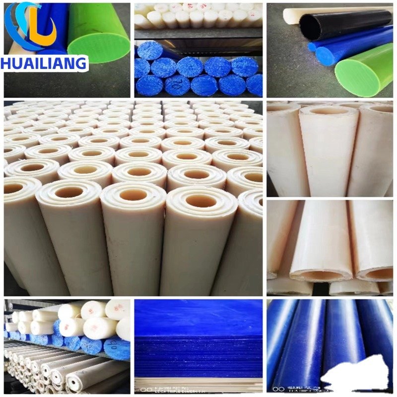 Customized 25mm 60mm Nylon Rod PA6 White Black Blue plastic rod