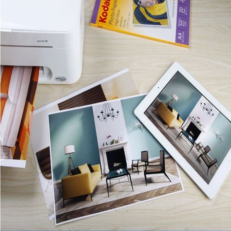 Flexible A4 magnetic photo paper with glossy/matte UV coating