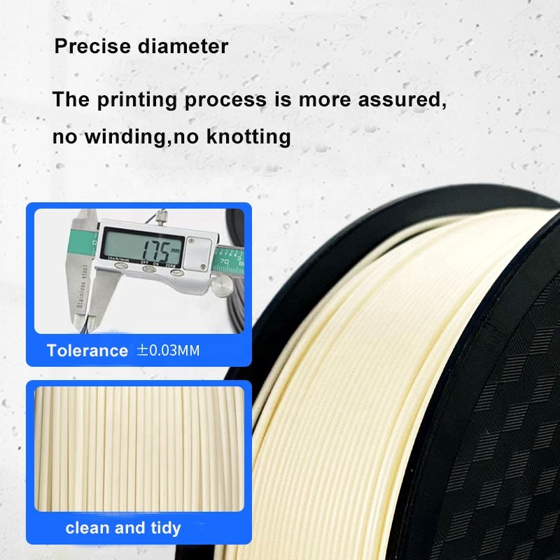 3D Printer Filament High Quality PLA/ABS/PETG/ASA/TPU/Carbon Fiber Extruded Pla Plastic Rods PLA Filament 1kg 1.75mm
