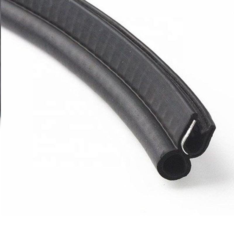 epdm rubber containing steel Auto car door edge protection rubber sealing strip for automotive u shape edge trim