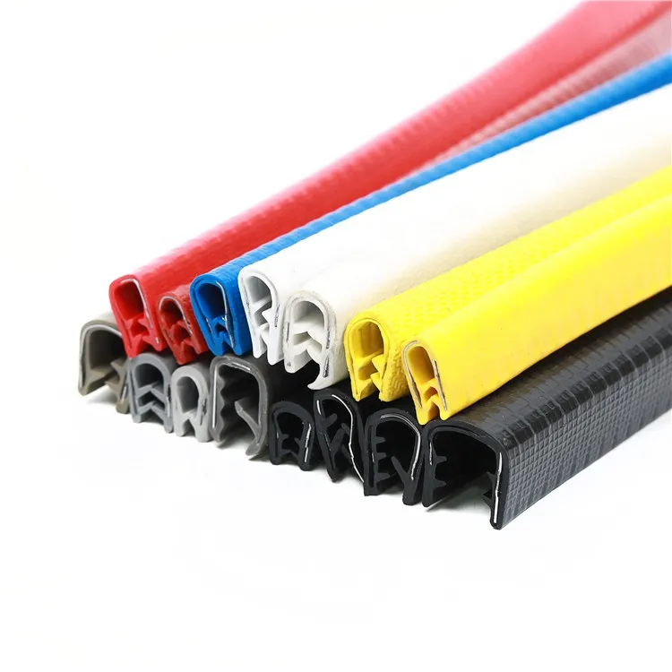 epdm rubber containing steel Auto car door edge protection rubber sealing strip for automotive u shape edge trim