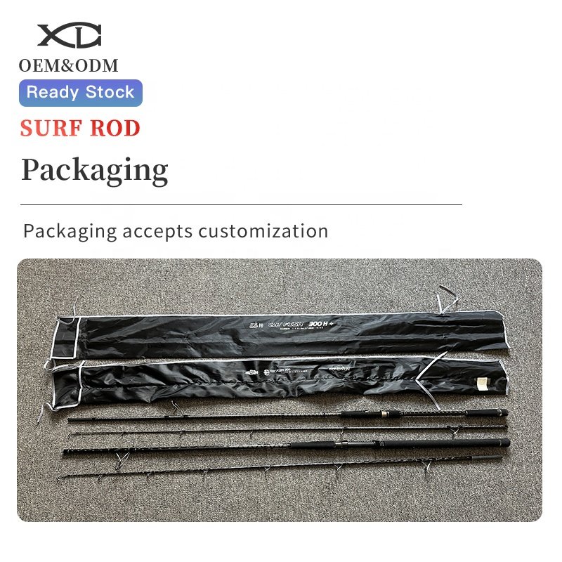 XDL in stock 3M 9.84ft 2 Sections SIC GUIDE plastic reel seat for big fish surf fishing custom lure rod salt water fishing rod