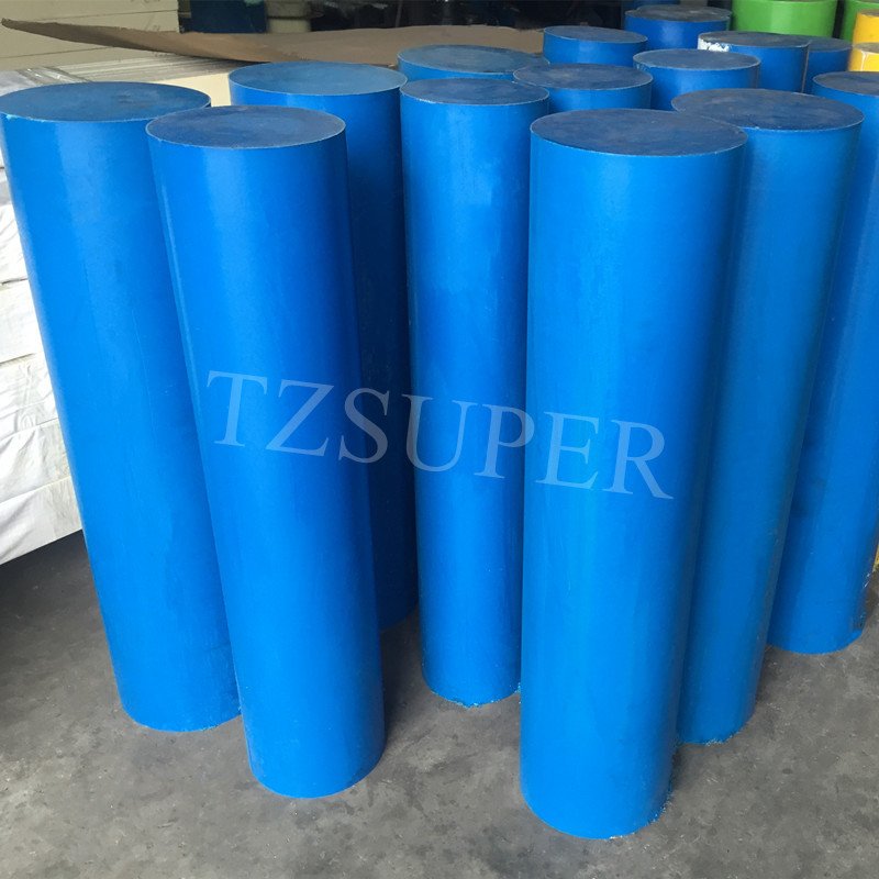 Manufactory Price Blue Color Industrial Use Cast Nylon Rod