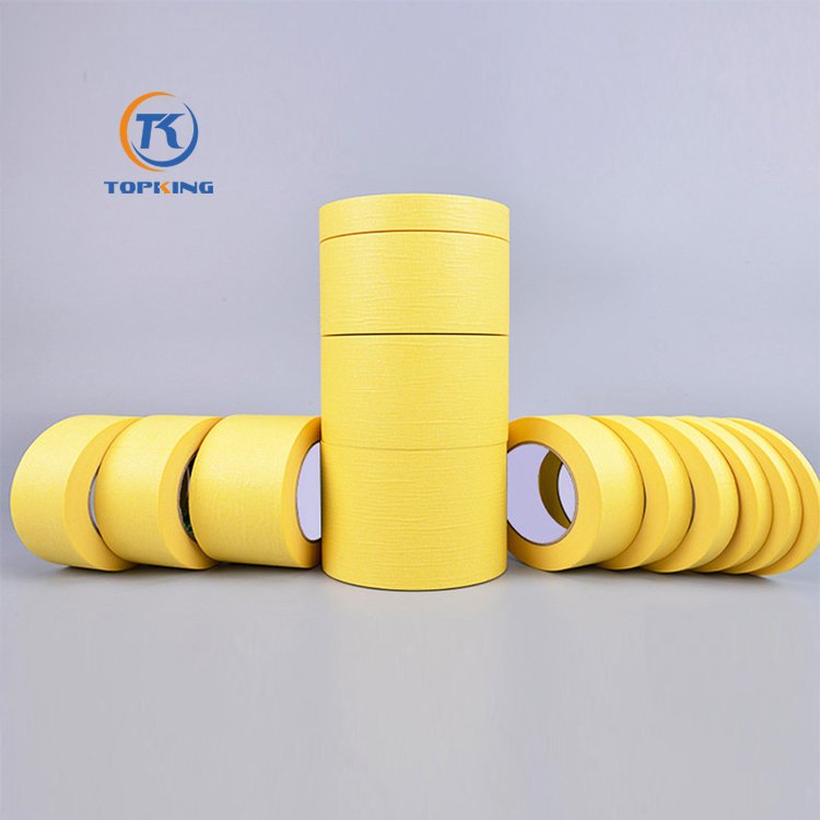 Cheap Price Automotive High Temperature Car Painter Colored Crepe Paper Masking Tape Car Painting Masking Adhesive Tape