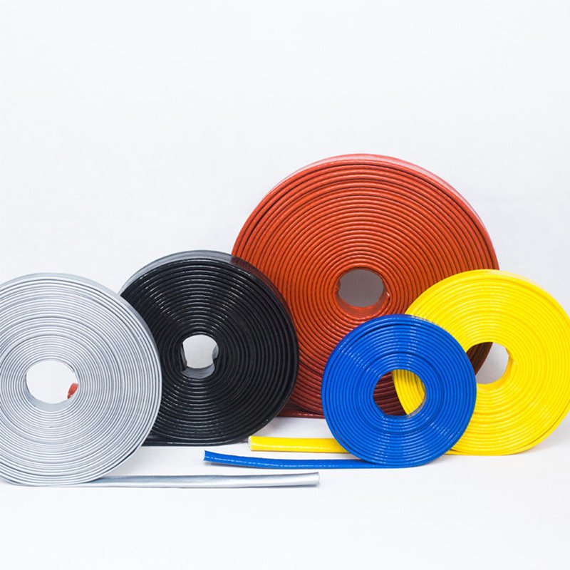 Control fire protection thermal fire sleeve silicone coated fiberglass fire sleeve