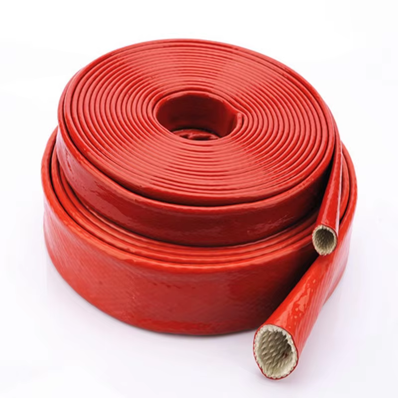 Control fire protection thermal fire sleeve silicone coated fiberglass fire sleeve