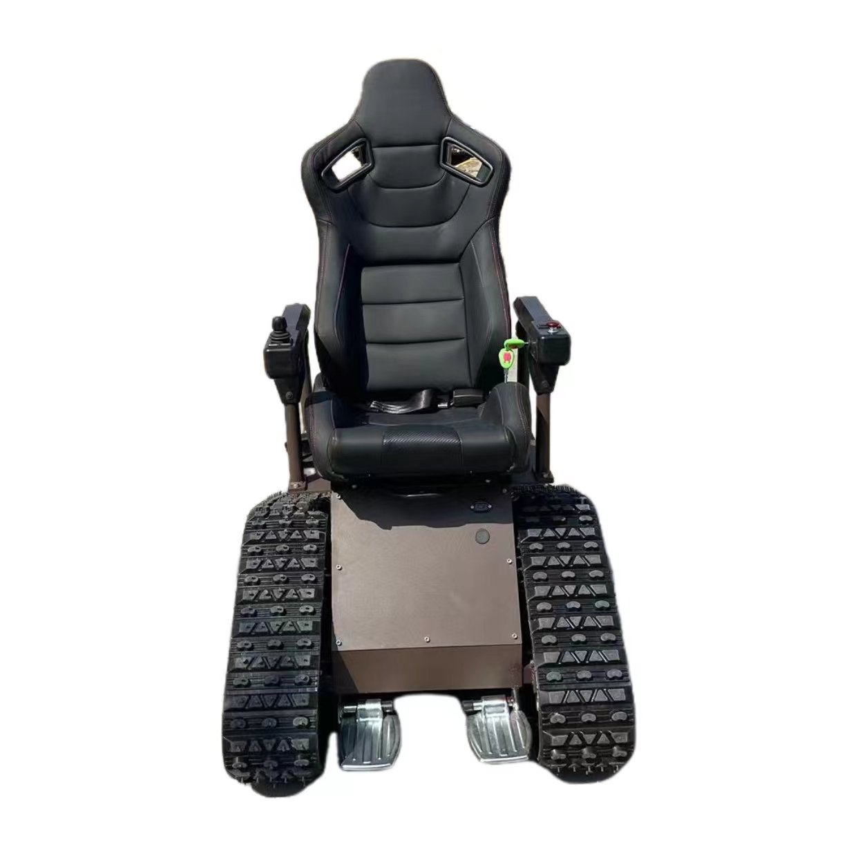 racked vehicle Rubber Track Triangle atv motorized sport manual stair climbing powered electric wheelchair