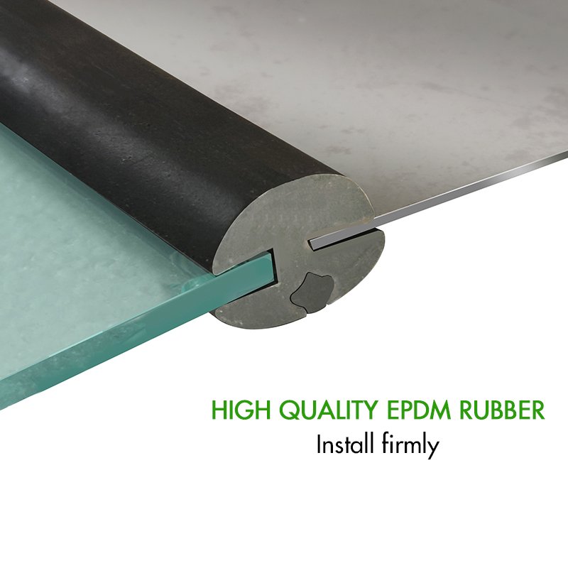 Automotive windscreen EPDM rubber extrusion car door glass outer rubber sealing strip