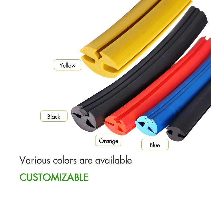 Automotive windscreen EPDM rubber extrusion car door glass outer rubber sealing strip
