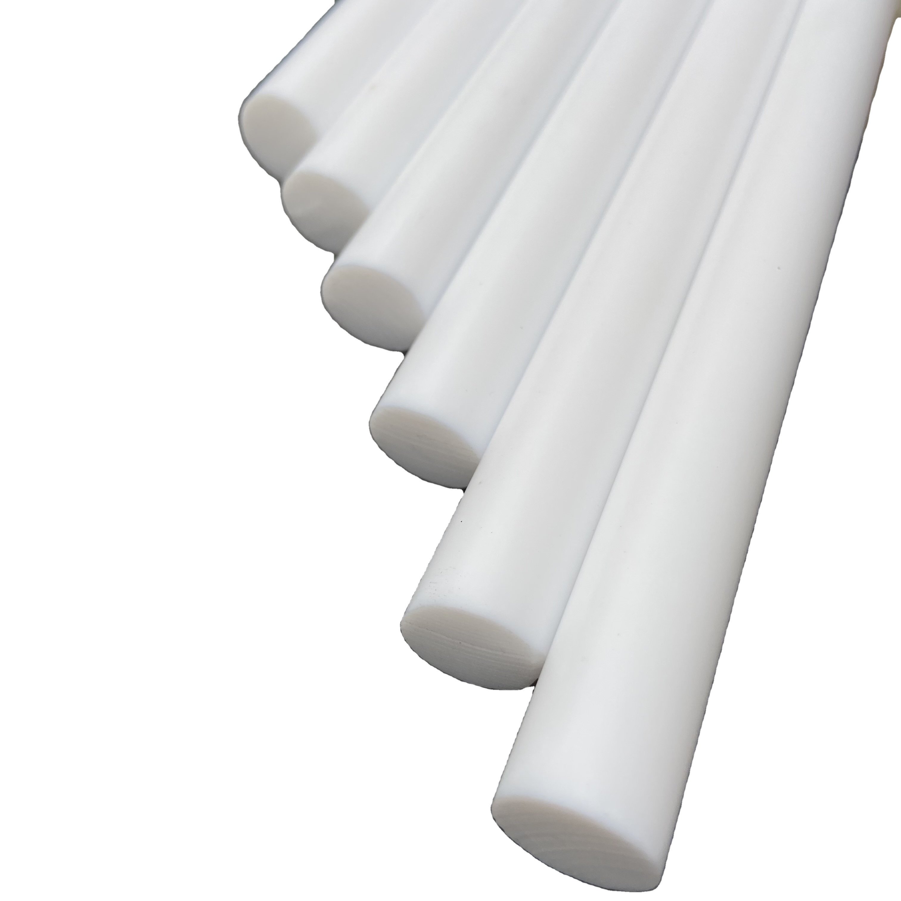 F-4 Fluoroplast White Virgin PTFE Rod