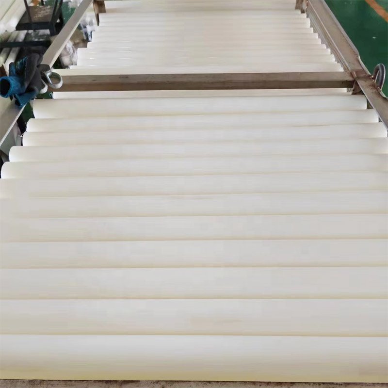High Hardness Full Size Plastic Wear Resistance Uhmwpe Plastics Rod White Uhmwpe Plastic Bar Rod For Supply