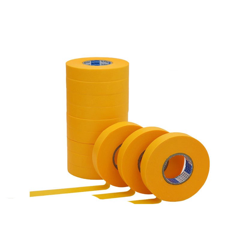 Bailida Yiwu Factory Wholesale Auto Car Painters Decoration Automotive Crepe Adhesive Paper Masking Tape Waterproof Feature Cheap