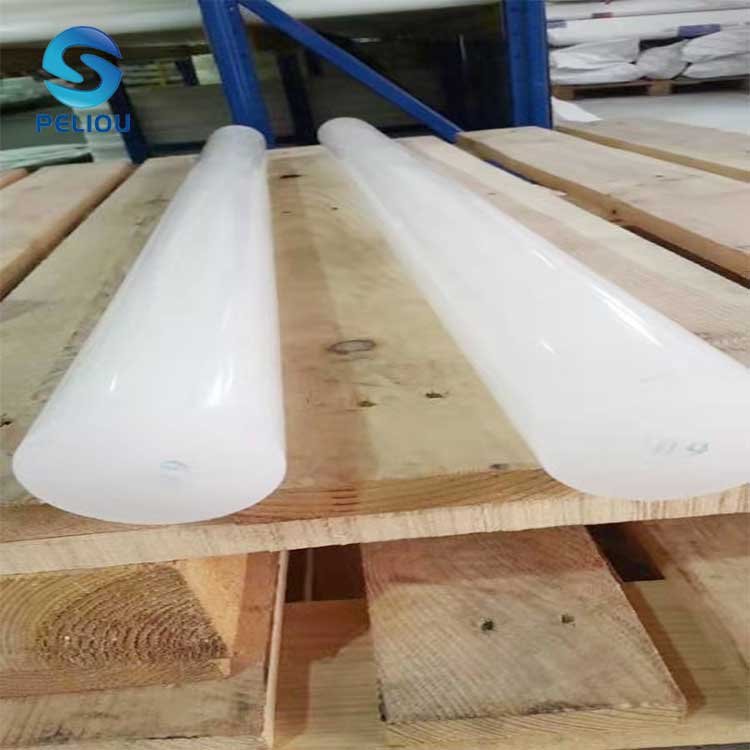 customized Engineering plastic thin diameter white uhmw-pe rod nylon brown bar