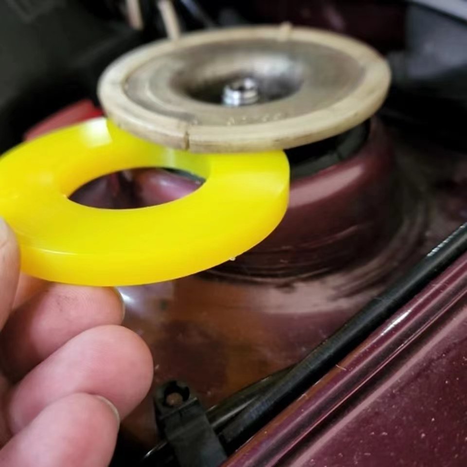 High quality Polyurethane Washer Rubber Bushing Dampers Tower Mount Suspension Shock-Absorbing Bearing Washer Over Bumps