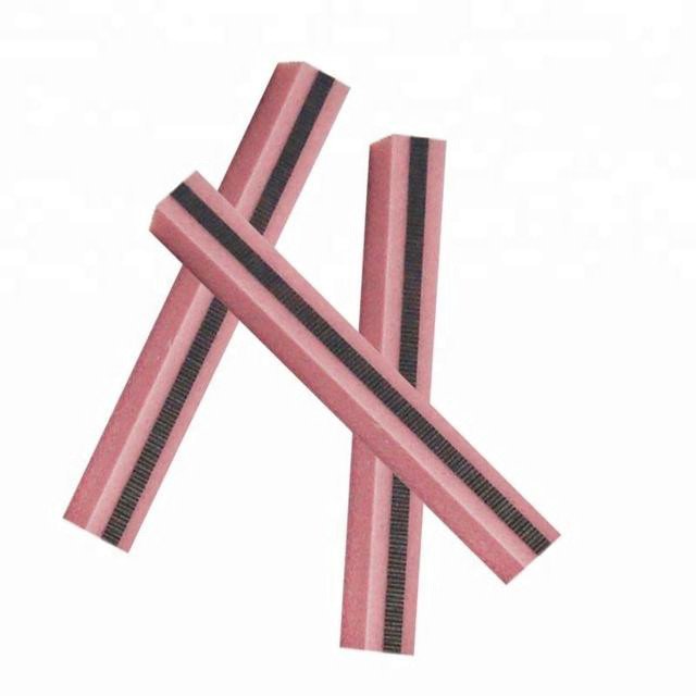 Custom size zebra strip elastomeric connectors silver