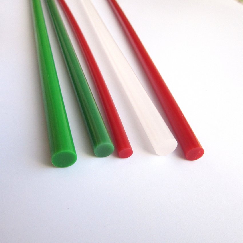 Nylon Green nylon stick PA solid stick customized size 5mm