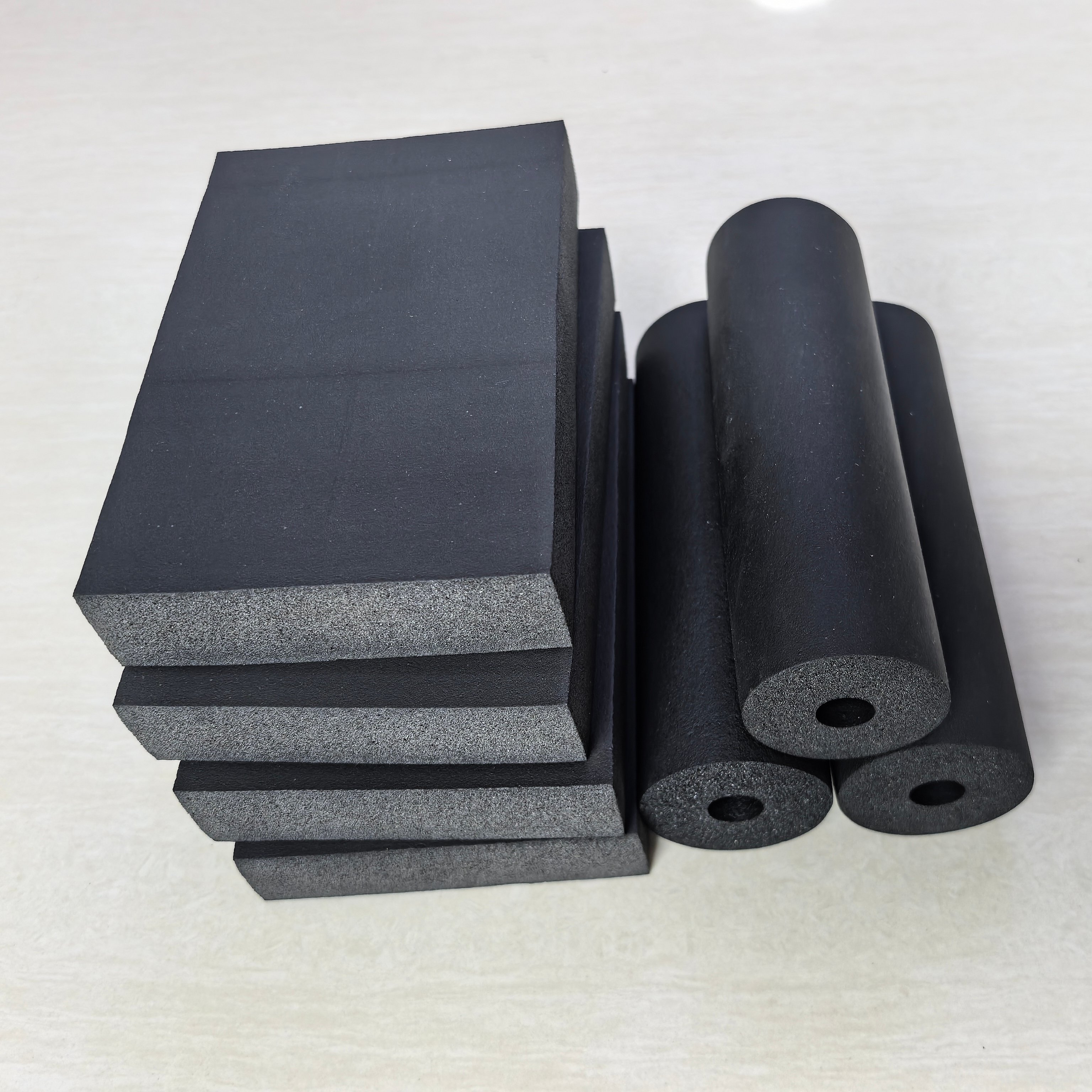China Supplier soundproofing elastomeric nitrile rubber foam plastic thermal insulation sheet Rubber and plastic tube sheet