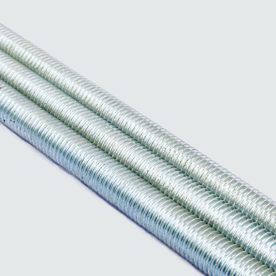 Good quality din975 carbon steel galvanized m8 m10 m12*1000mm 2000mm 3000mm threaded rods for suspended ceilings in buildings